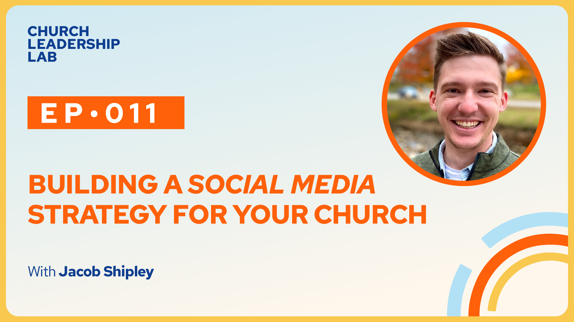 Ep. 011 | Jacob Shipley: Building a Social Media Strategy for Your Church